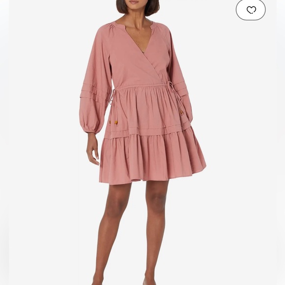 NWT Madewell Wrinkle Poplin Wrap Mini Dress - Size XS - Picture 3 of 4